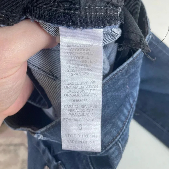 Democracy Freedom Ankle Length Denim Jean‎ Size 6 Absolution Crop EUC! 0052 - Picture 8 of 9